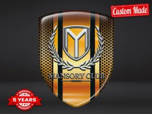 Mansory Autocollants Logo Perso Universel Pro